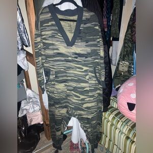 NATURAL LIFE Camouflage Jumpsuit